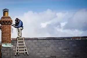 inspect your chimney for damages