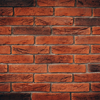 Red/Brown brick wall with mortar Tuckpointing services