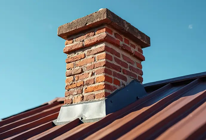 aging red bricks and a stone cap