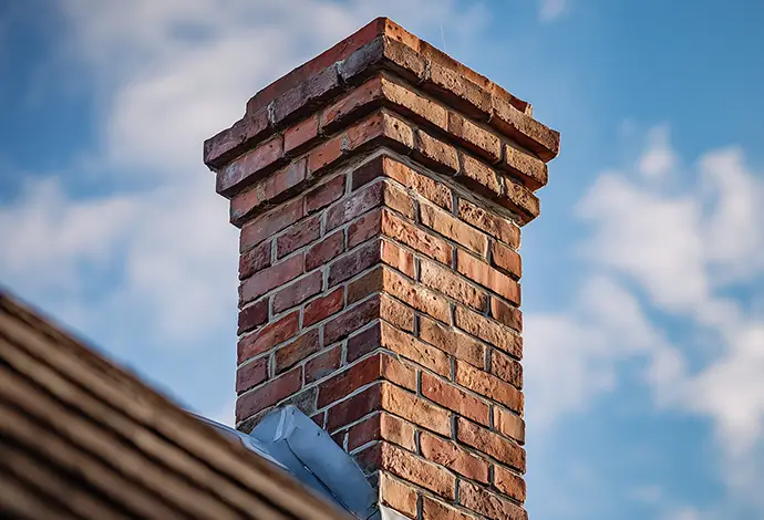 tuckpointing and roof flashing for chimney repair